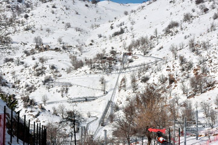 צפו: החרמון מעוטר במעטה הלבן  והחורפי