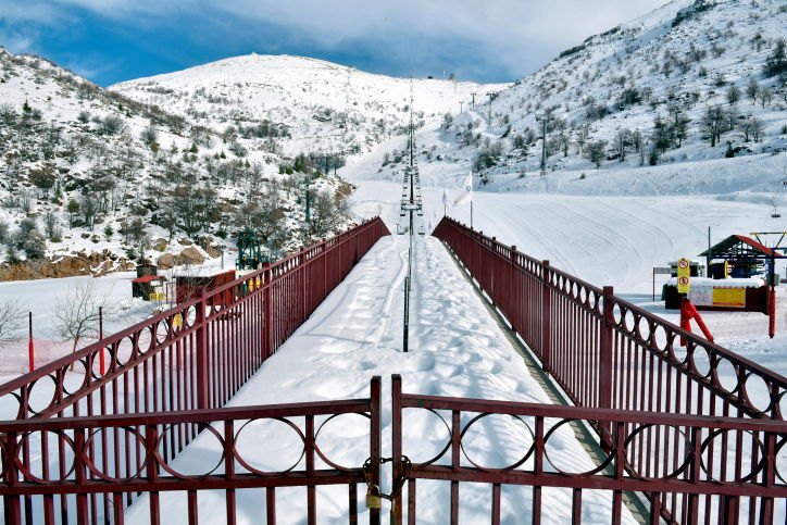 צפו: החרמון מעוטר במעטה הלבן  והחורפי