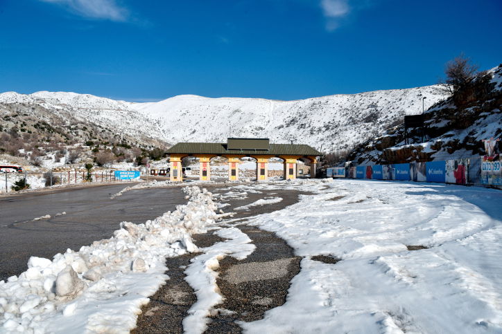 צפו: החרמון מעוטר במעטה הלבן  והחורפי