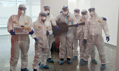 לרגל ט"ו בשבט: חגיגה במחלקת טיפול נמרץ