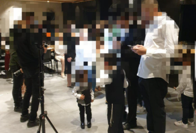 נתניה: שוטרים העניקו קנסות בחתונה. צפו