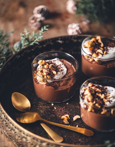 פודינג שוקולד עשיר וקטיפתי