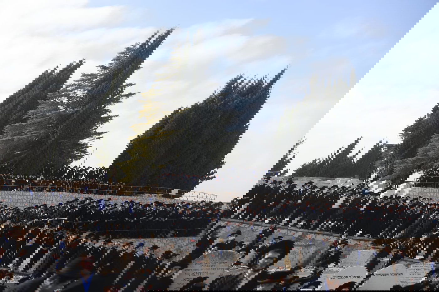 הגרמ"ד סולובייצ'יק זצ"ל נטמן בהר המנוחות