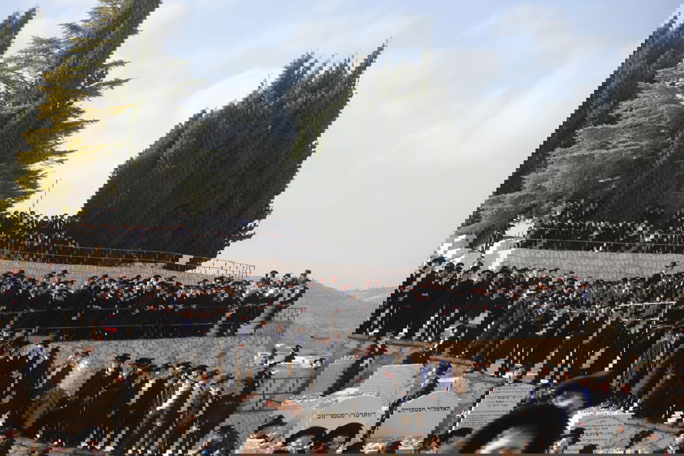 הגרמ"ד סולובייצ'יק זצ"ל נטמן בהר המנוחות