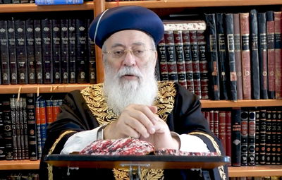 הראשל"צ הגר"ש עמאר: "קורא מדם ליבי, להימנע ממלחמת אחים"