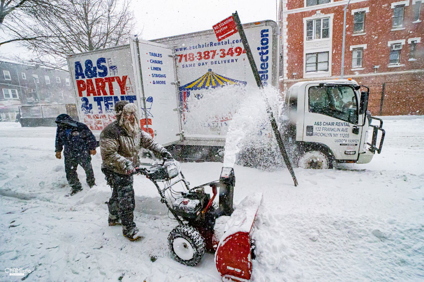 סופת שלגים קיצונית ב'קראון הייטס' • תיעוד