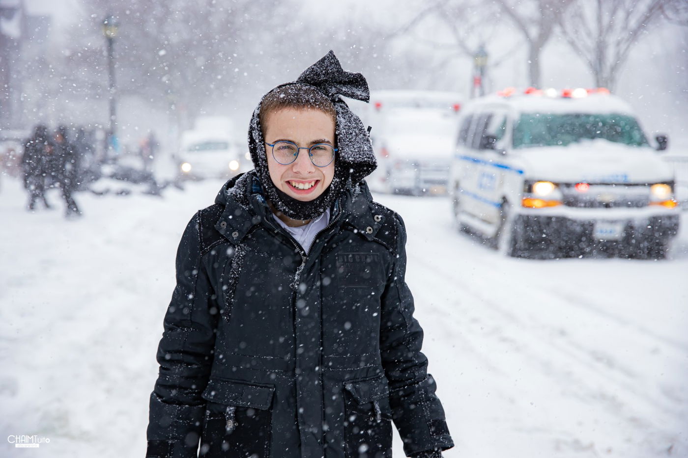 סופת שלגים קיצונית ב'קראון הייטס' • תיעוד