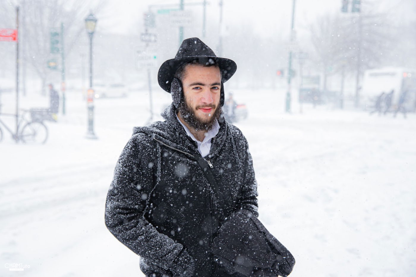 סופת שלגים קיצונית ב'קראון הייטס' • תיעוד