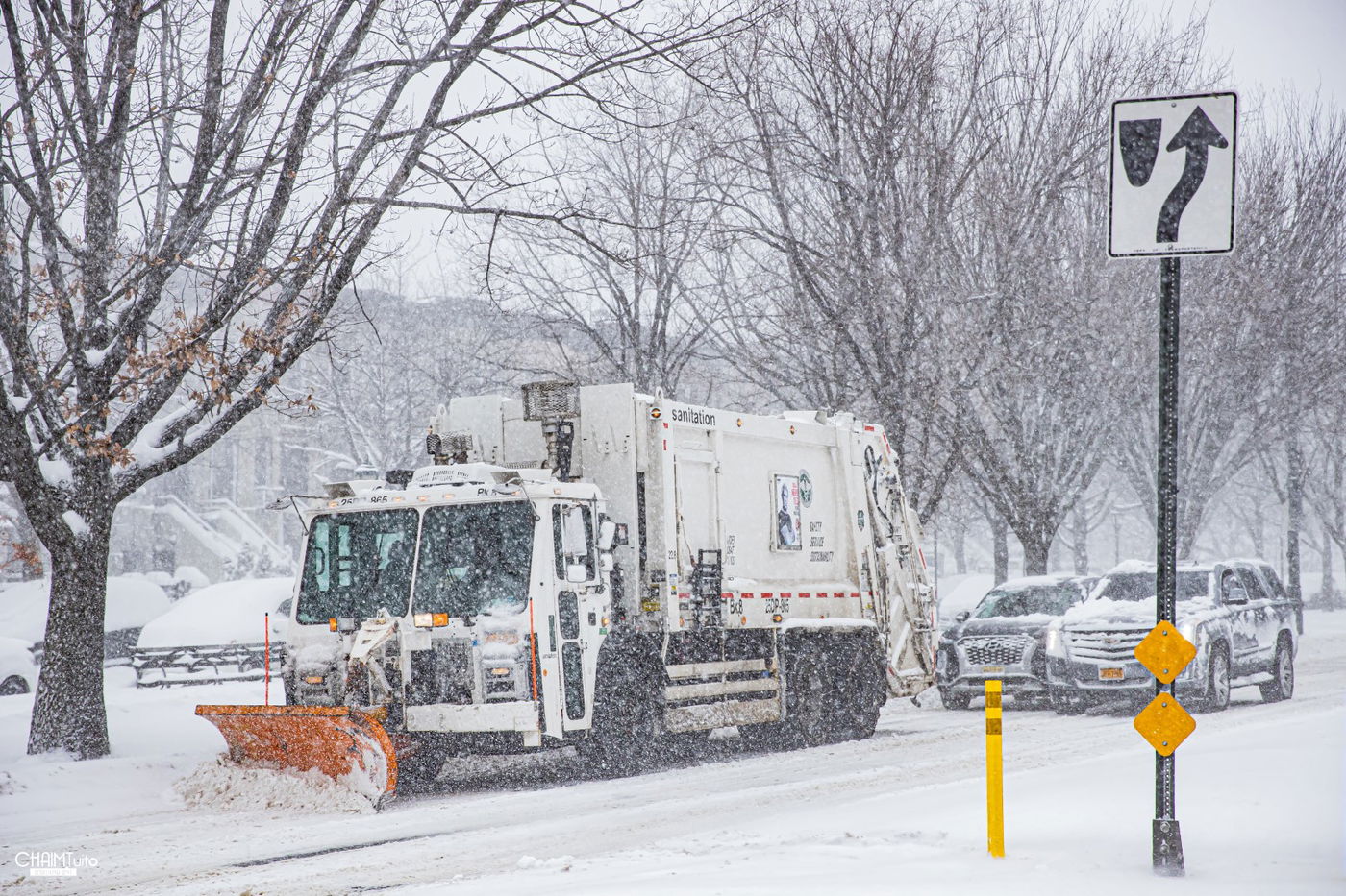 סופת שלגים קיצונית ב'קראון הייטס' • תיעוד