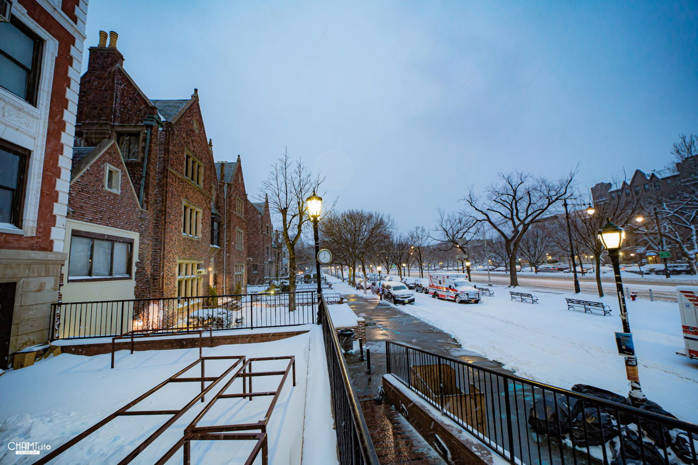 סופת שלגים קיצונית ב'קראון הייטס' • תיעוד