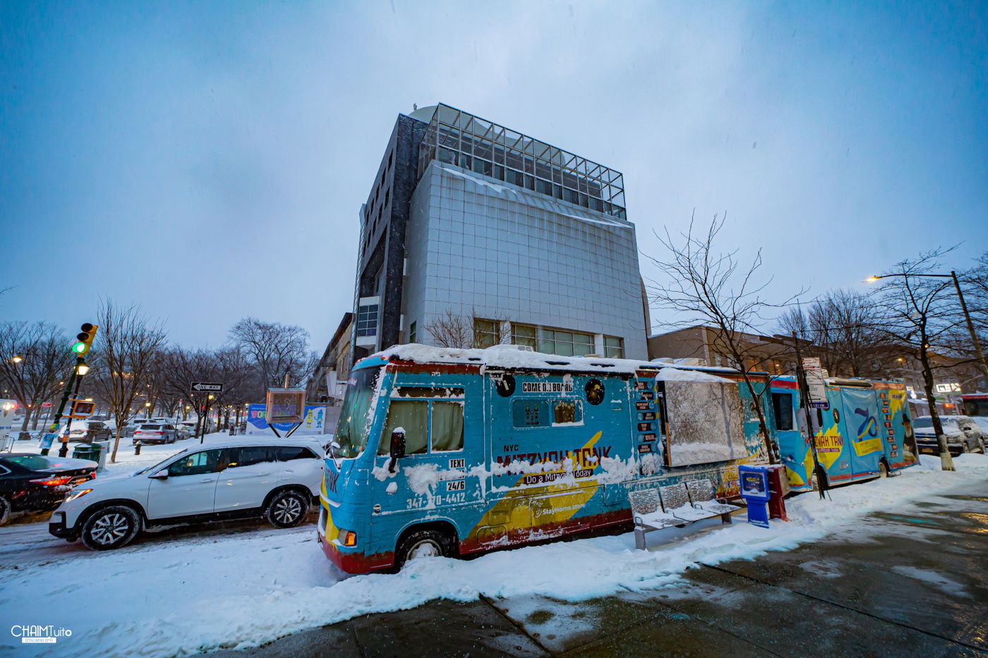 סופת שלגים קיצונית ב'קראון הייטס' • תיעוד