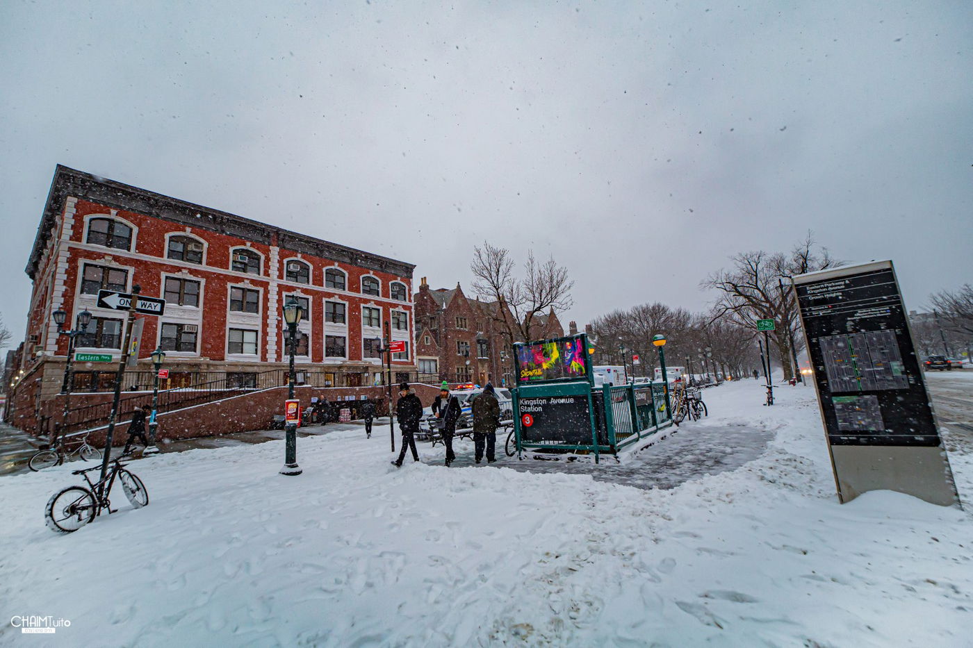 סופת שלגים קיצונית ב'קראון הייטס' • תיעוד