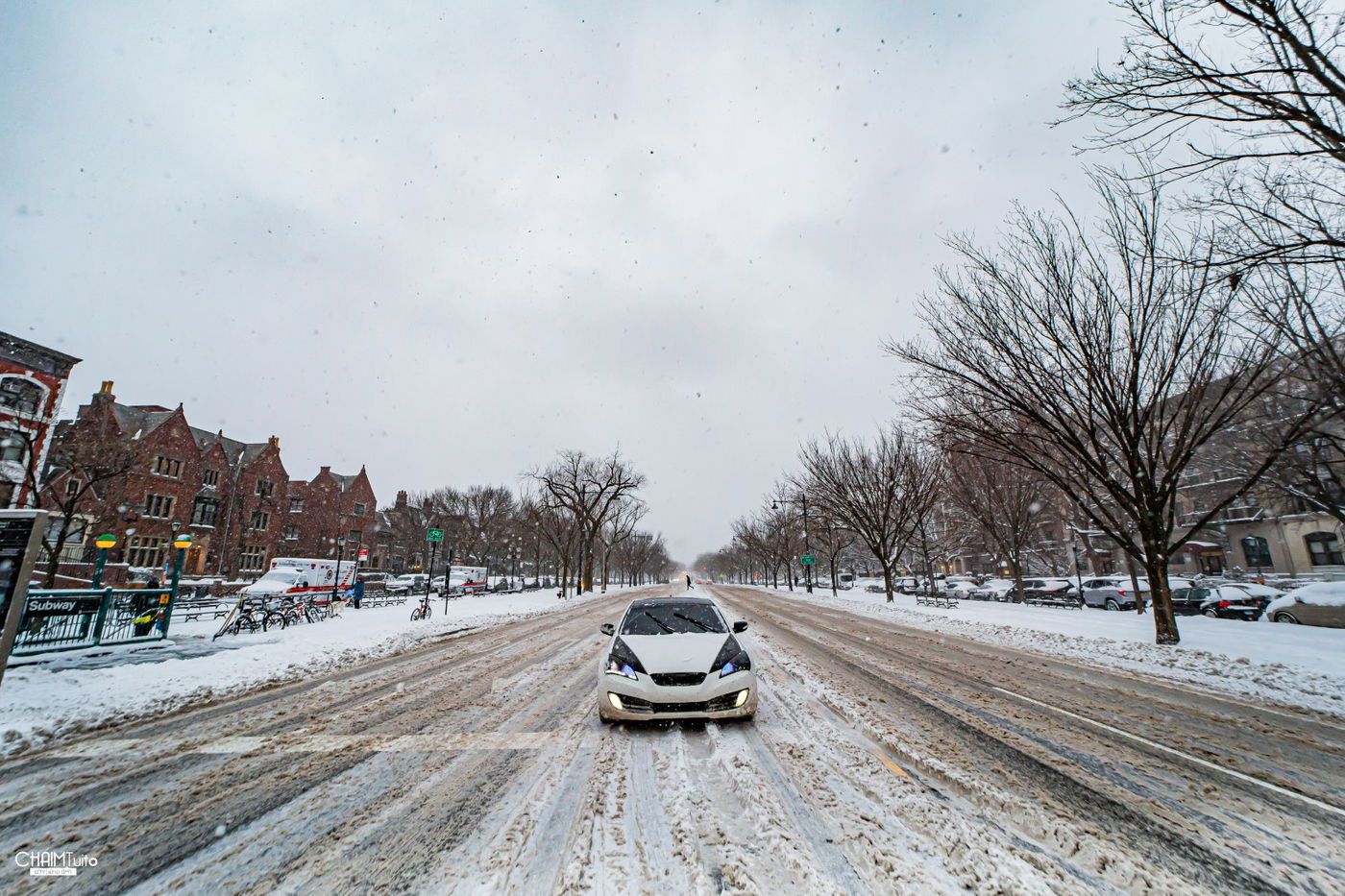 סופת שלגים קיצונית ב'קראון הייטס' • תיעוד