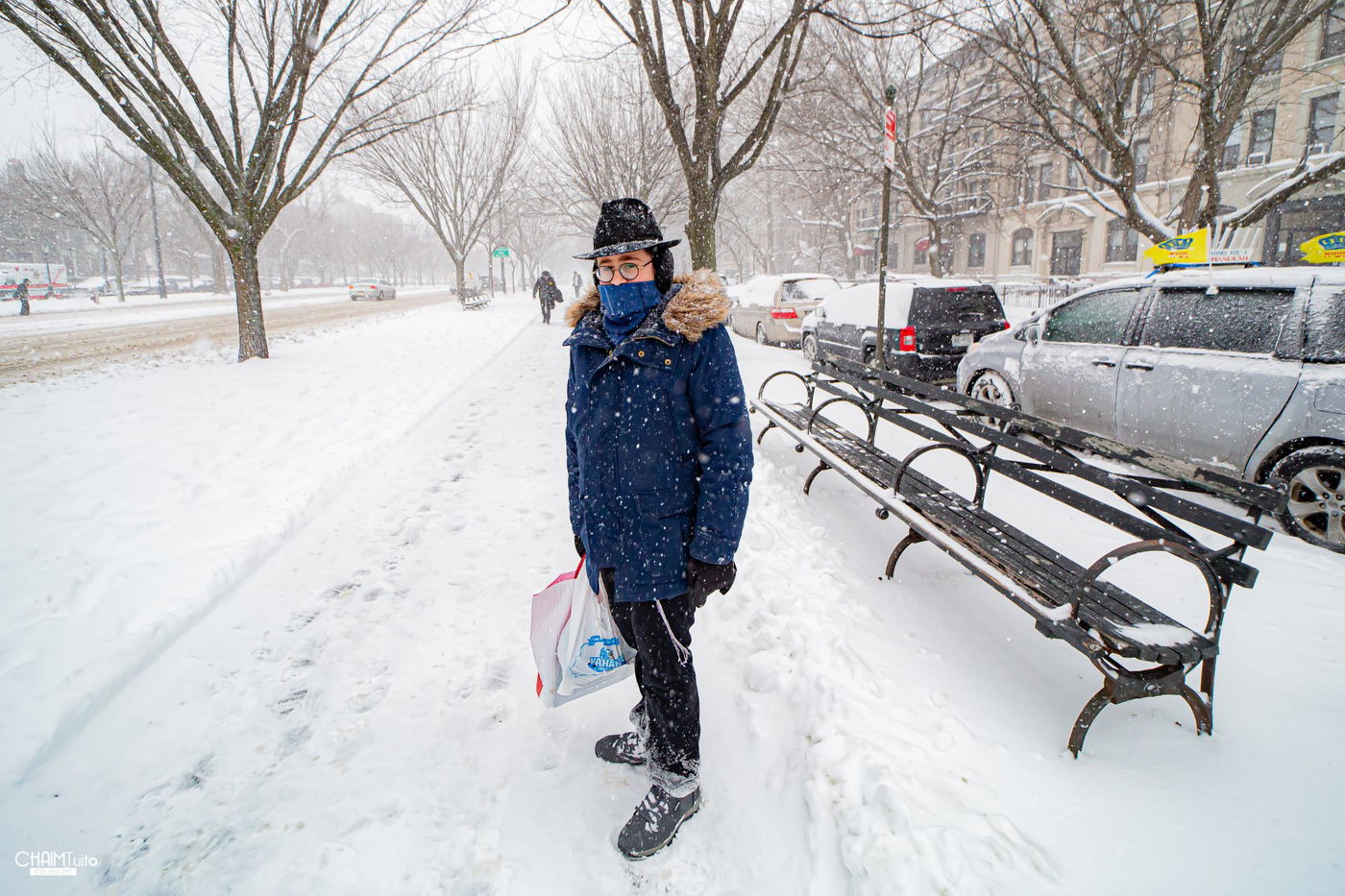 סופת שלגים קיצונית ב'קראון הייטס' • תיעוד