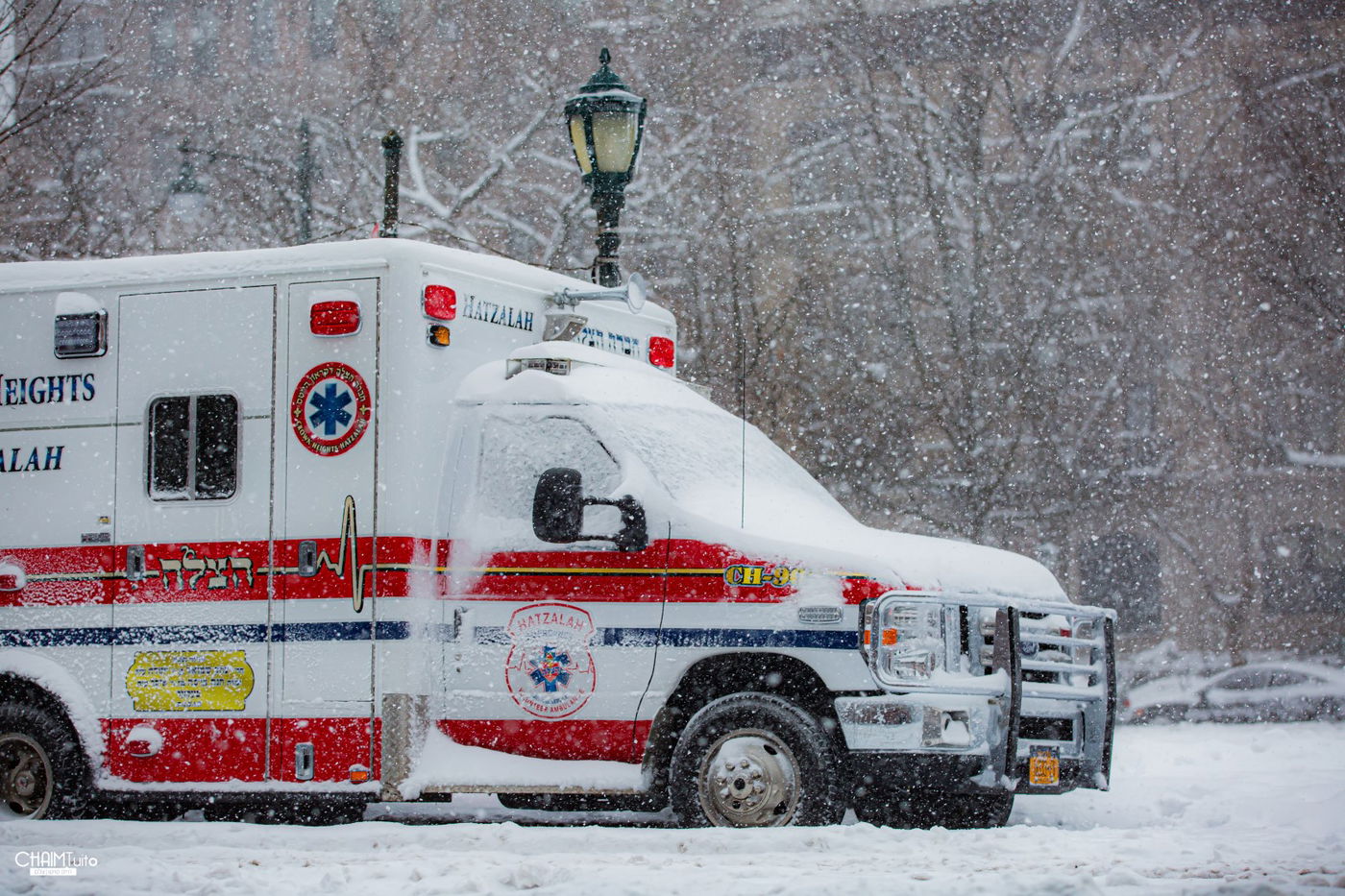 סופת שלגים קיצונית ב'קראון הייטס' • תיעוד