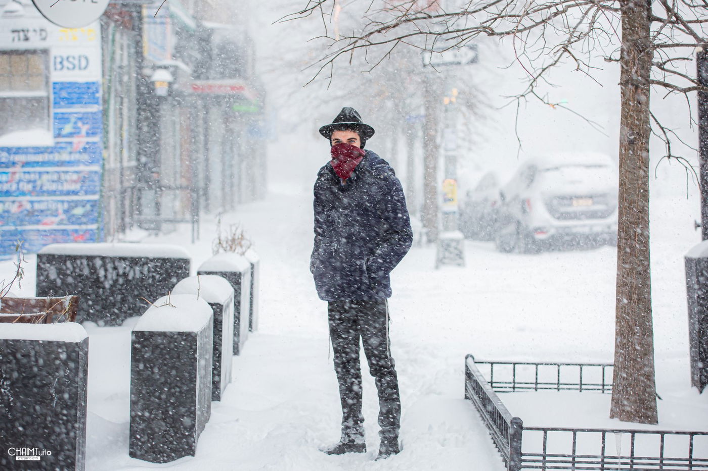 סופת שלגים קיצונית ב'קראון הייטס' • תיעוד