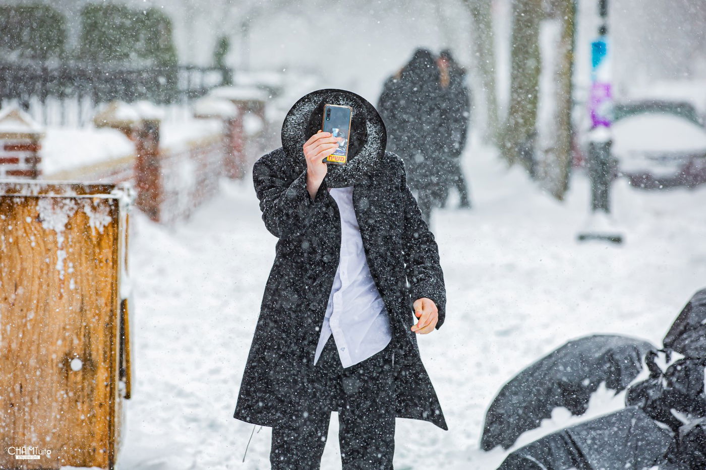 סופת שלגים קיצונית ב'קראון הייטס' • תיעוד
