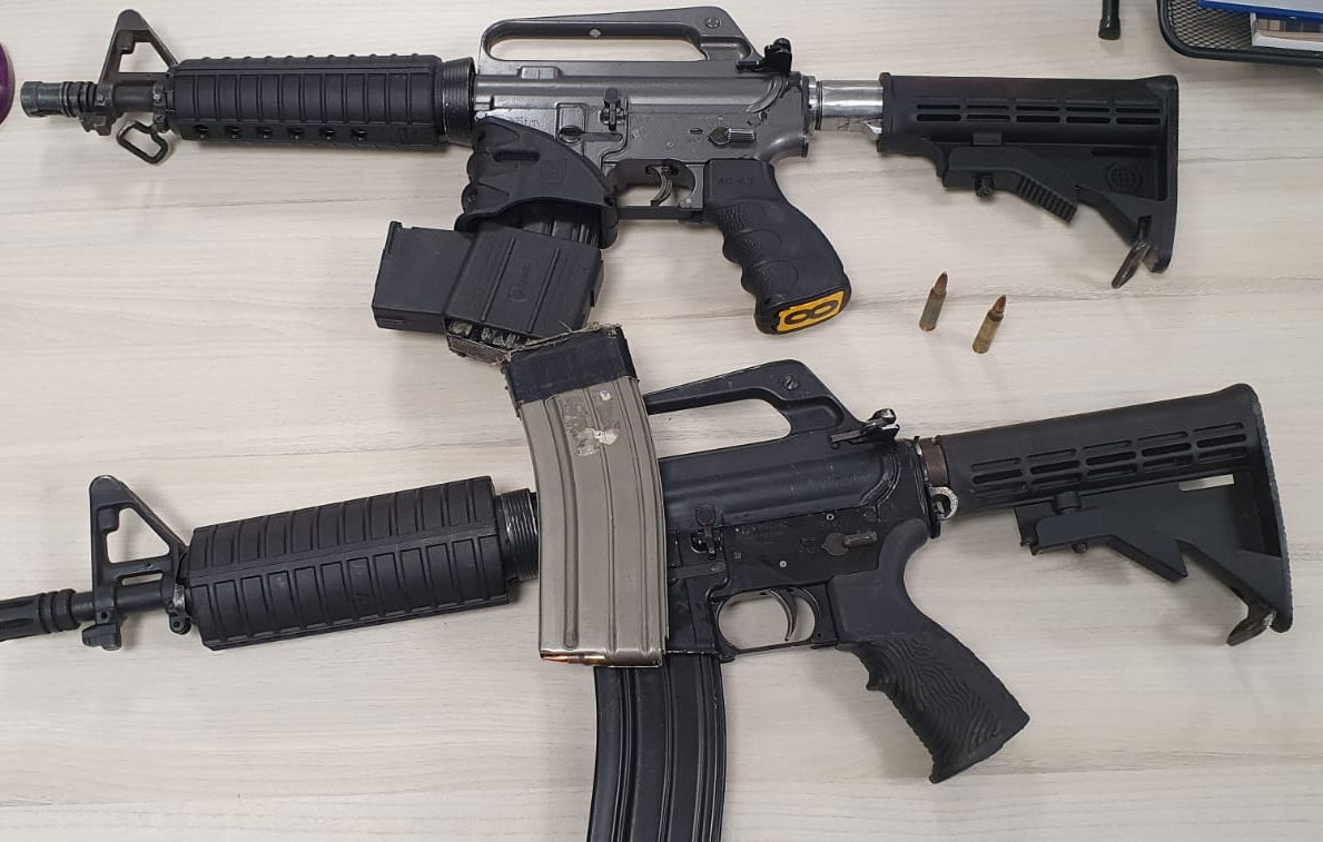 הנשקים שנתפסו