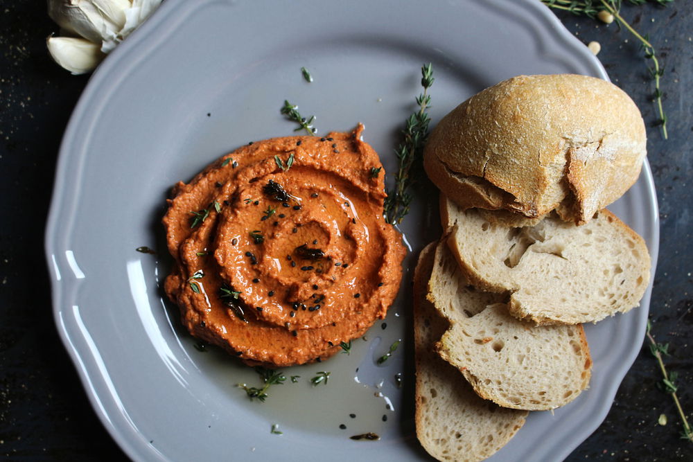 ממרח עגבניות שרי עם שום