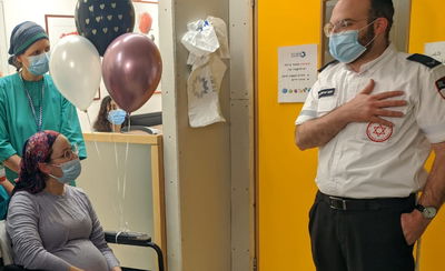 בני הזוג, עם שחרור האישה מבית החולים