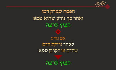 מסכת פסחים, דף פ' • סיכום והמחשה של הדף היומי