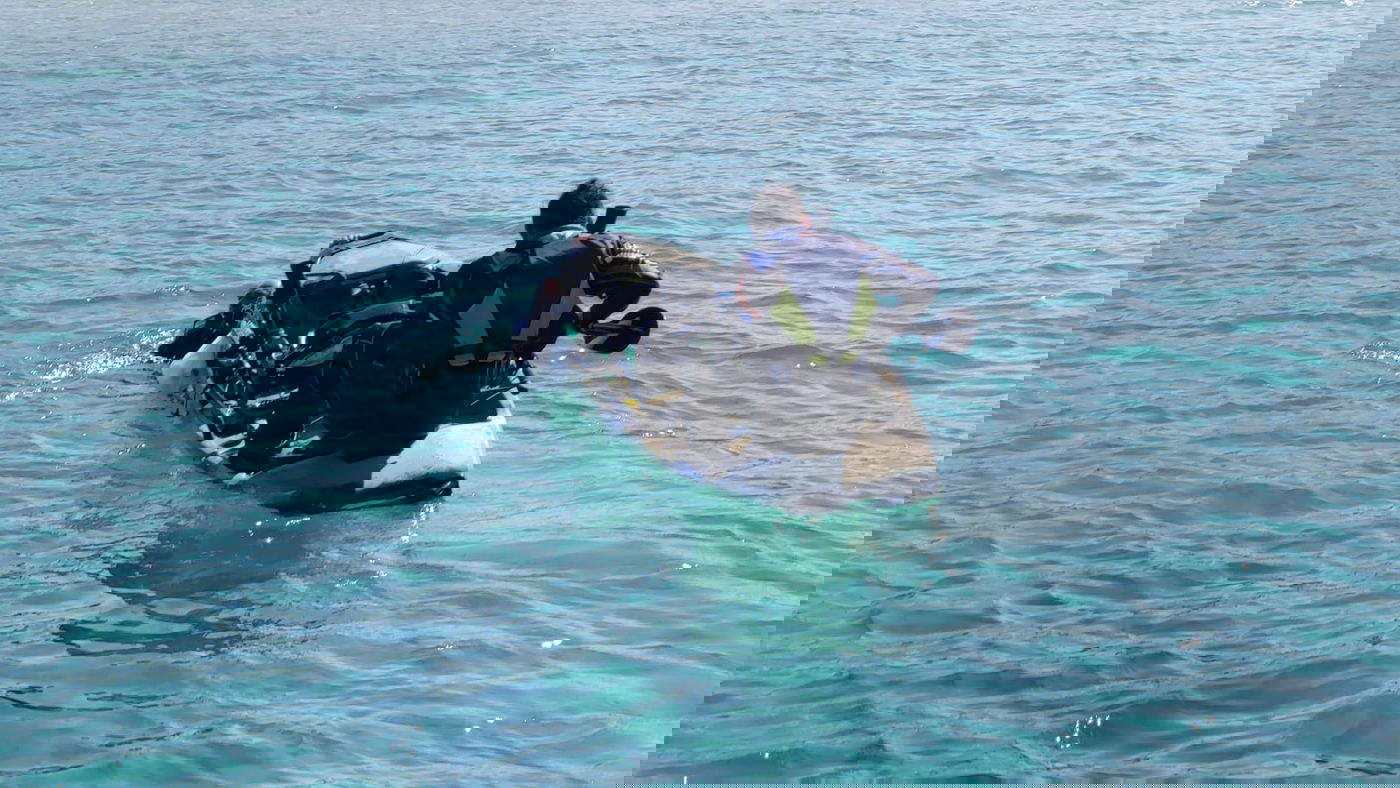 באפיסת כוחות: אותר 3 ק"מ מהחוף וחולץ