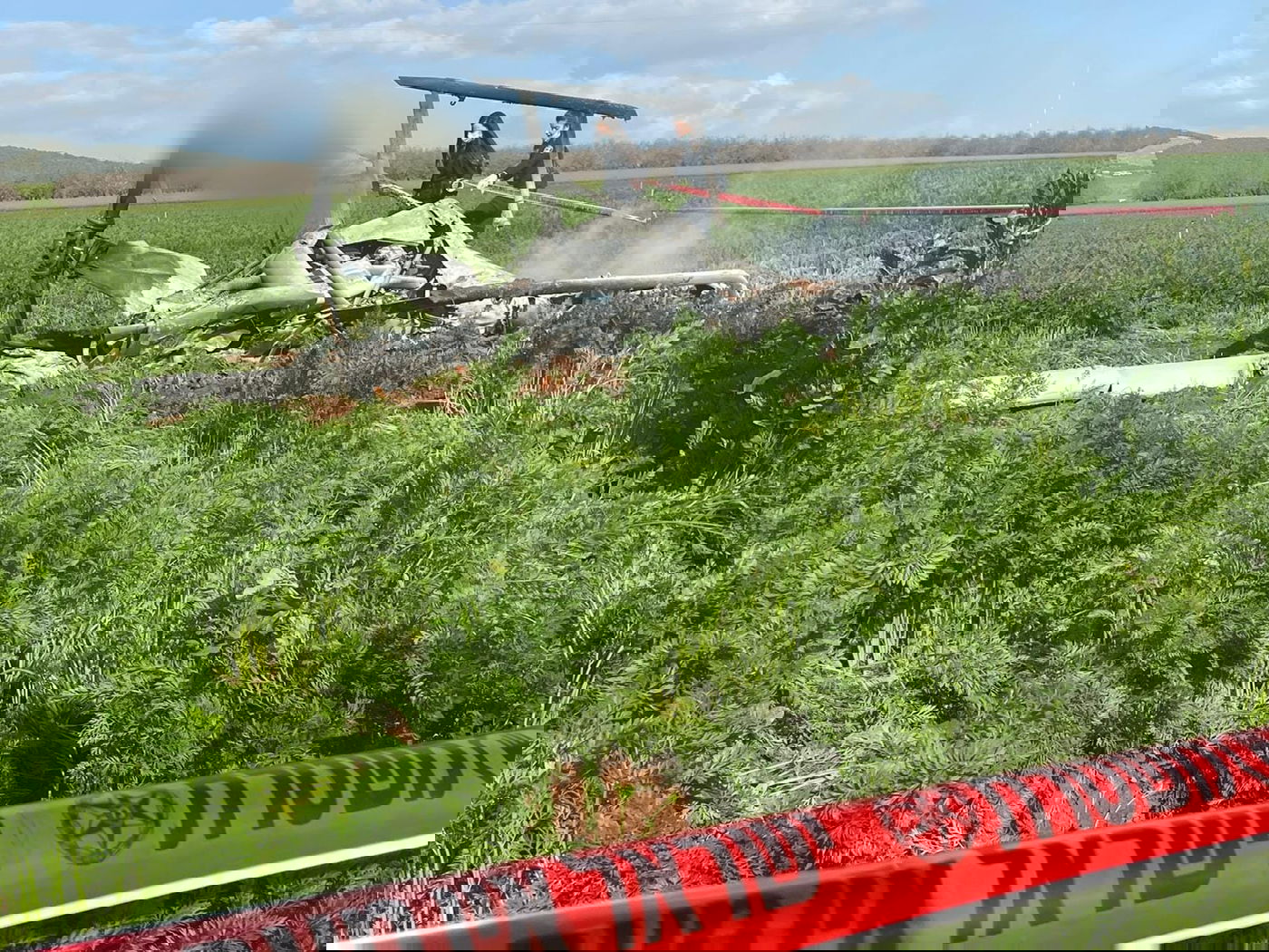 זירת ההתרסקות