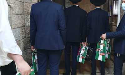 האברכים בדרך לרגע המתוק עם המשפחה