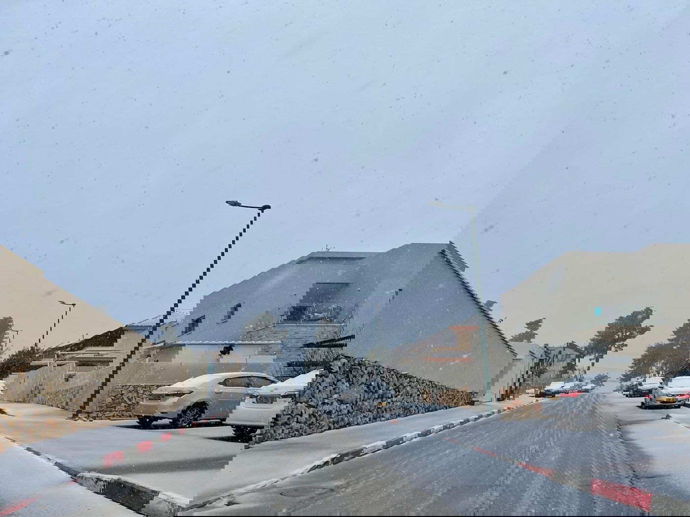 כשהעיר צפת נצבעה בלבן; תיעוד מהשלג