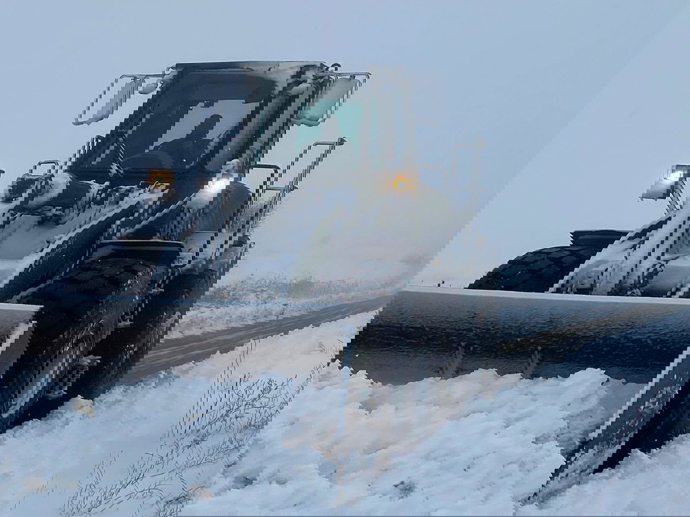 השלג בגולן ובמוצבי החרמון