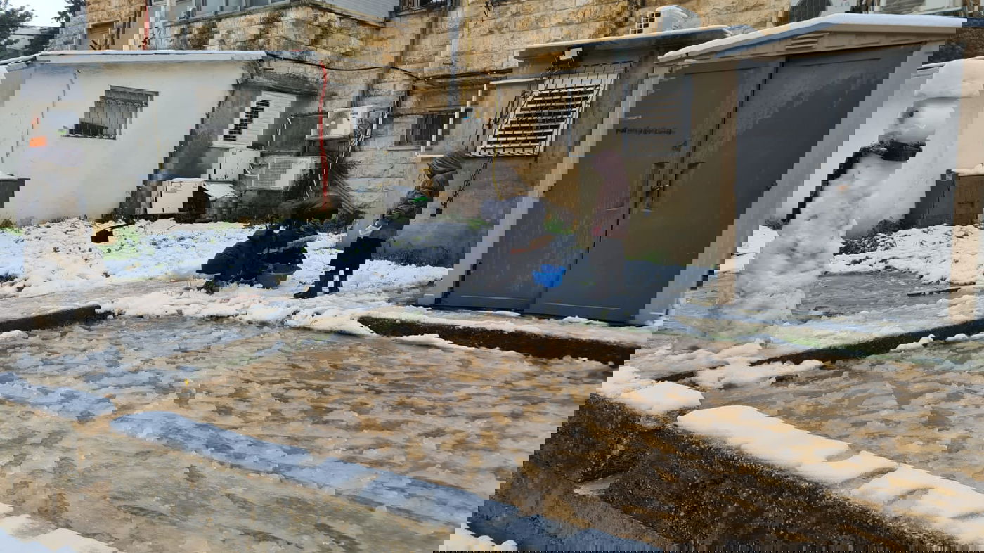 אלו הן בובות השלג של הילדים הירושלמים