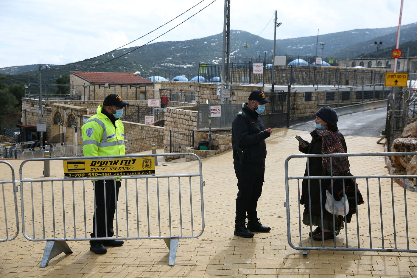 צפו: כך חסמה המשטרה את הגישה למירון