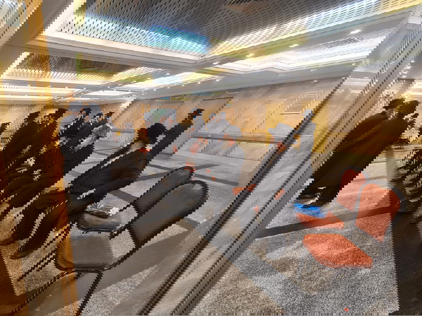 בעלזא: 1,500 התחסנו בבית המדרש הגדול