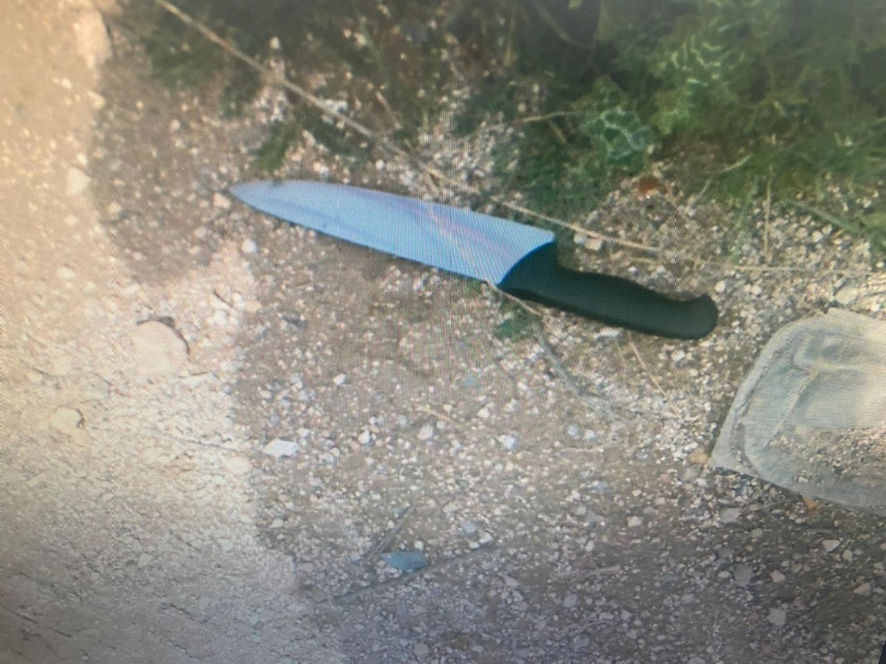 הסכין עמה ניסה לבצע את הפיגוע