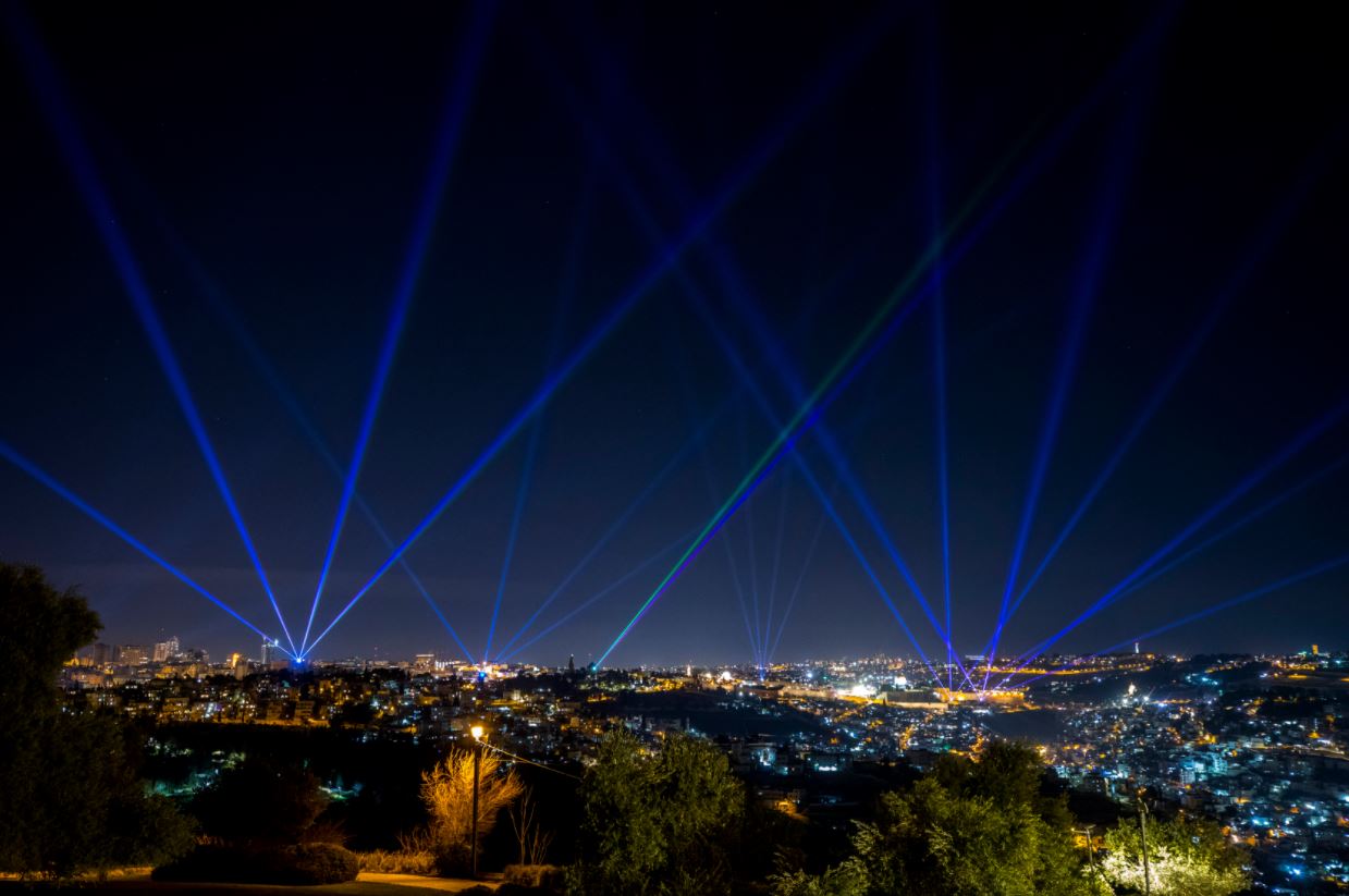 22 מיצגי אור בירושלים; תיעוד מואר במיוחד