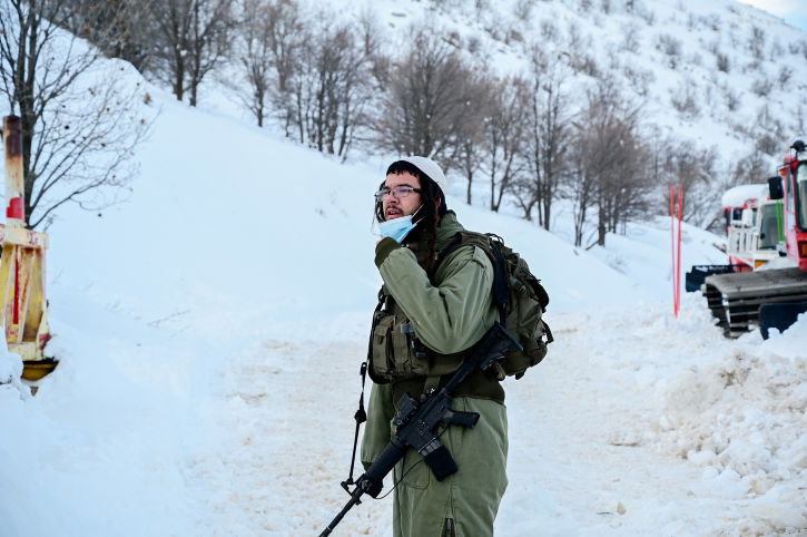 חייל אתמול בשמורת החרמון