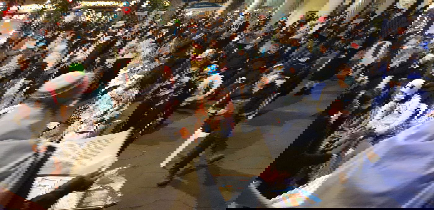 300 איש השתתפו בקריאת המגילה בת"א