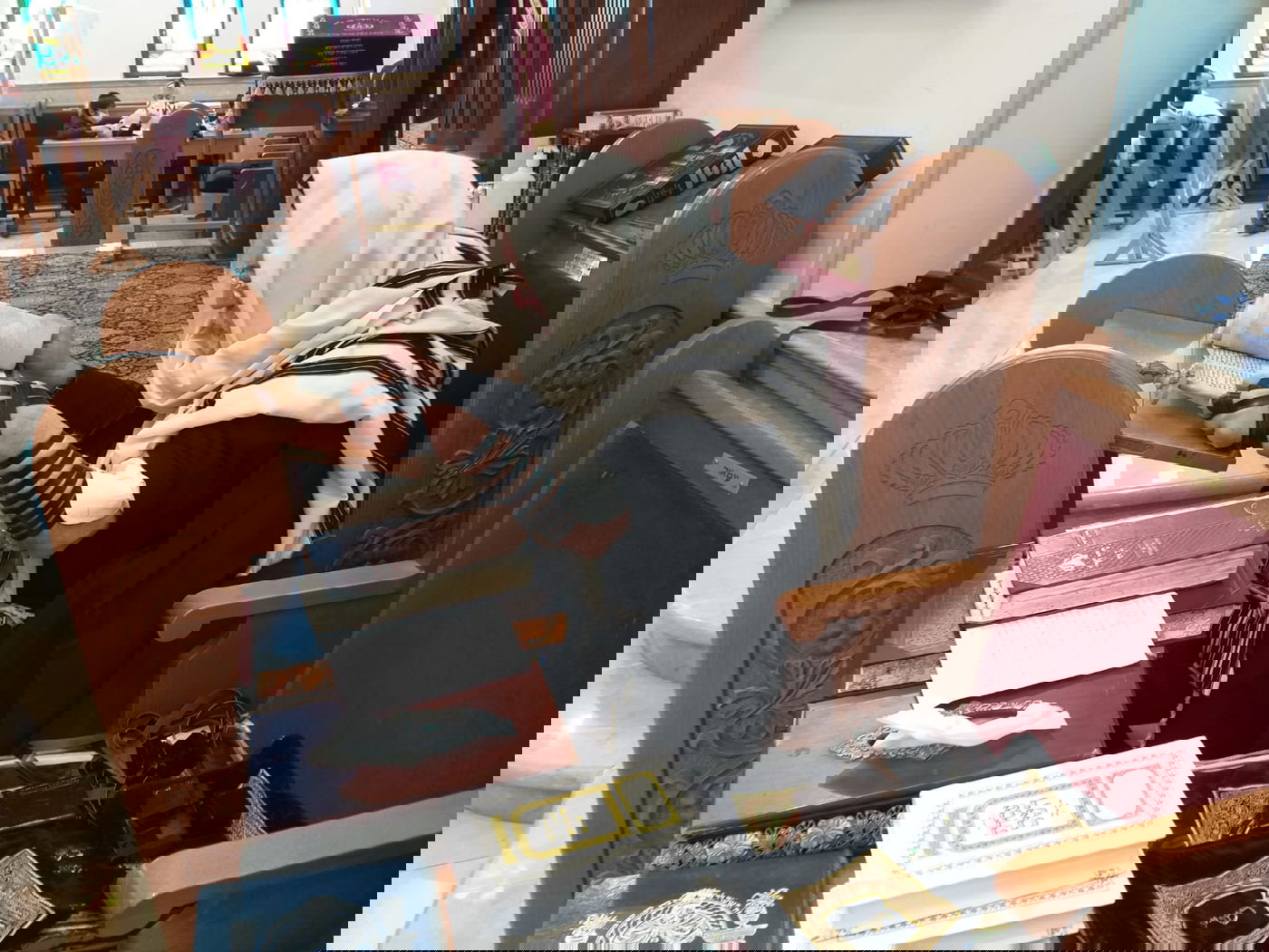 קריאת המגילה של הראשל״צ הגר״ש עמאר