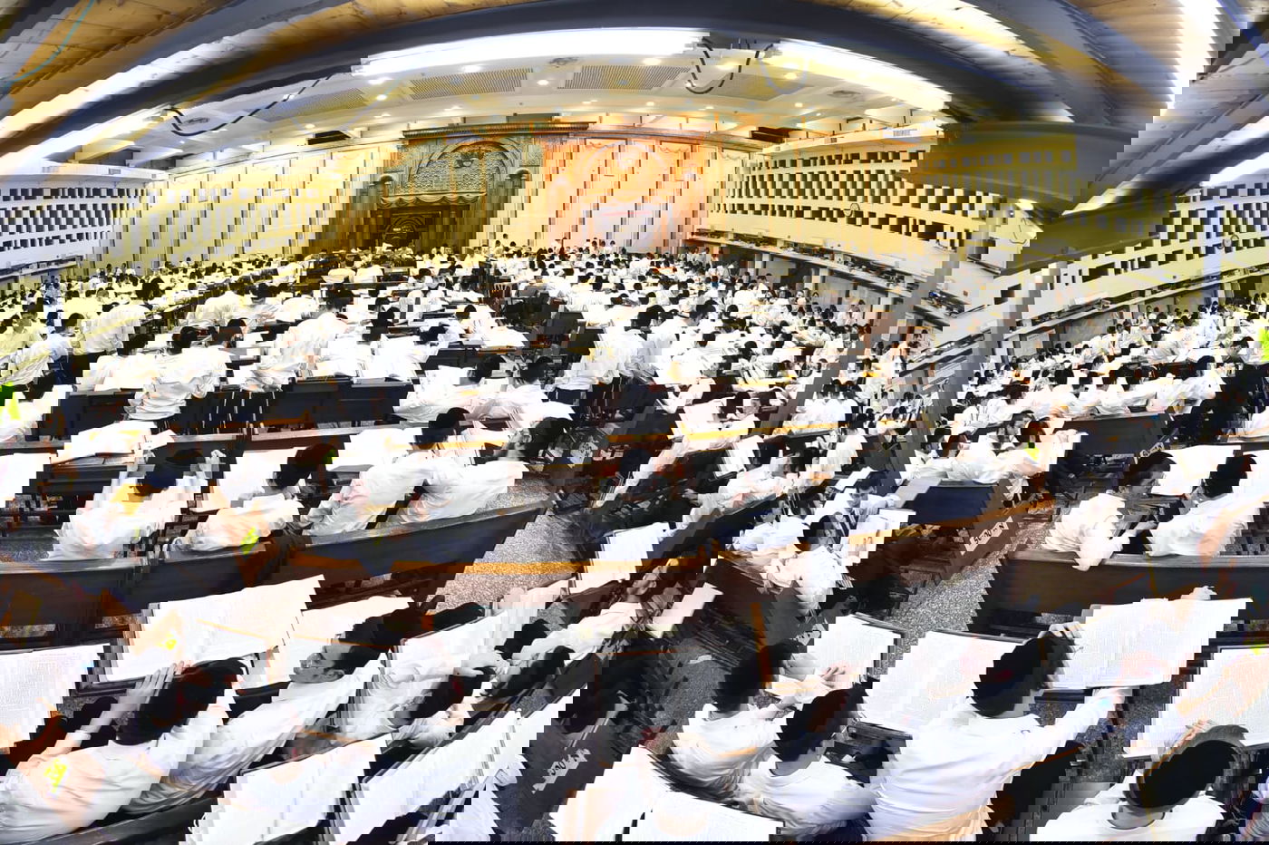 מרגש: סדר לימוד ליל פורים בישיבת פוניבז'