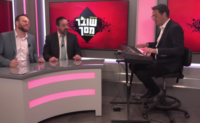 הרב הורוביץ לצד שוקי סלומון ואריק דביר