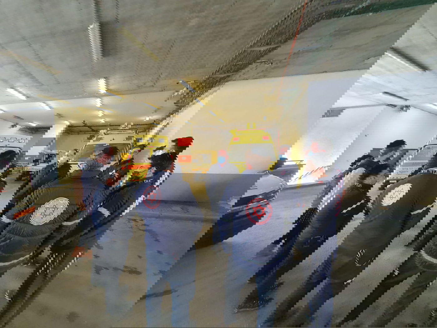 המנכ"ל ביקר את המתנדבים החרדים