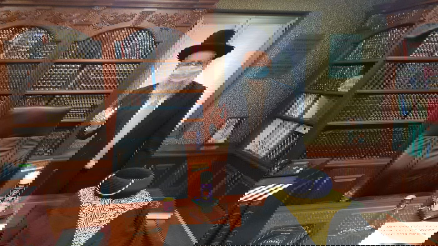 חבר ה'מועצת' הדליק נר ומסר שיעור לזכר זקן הראשונים לציון זצ"ל