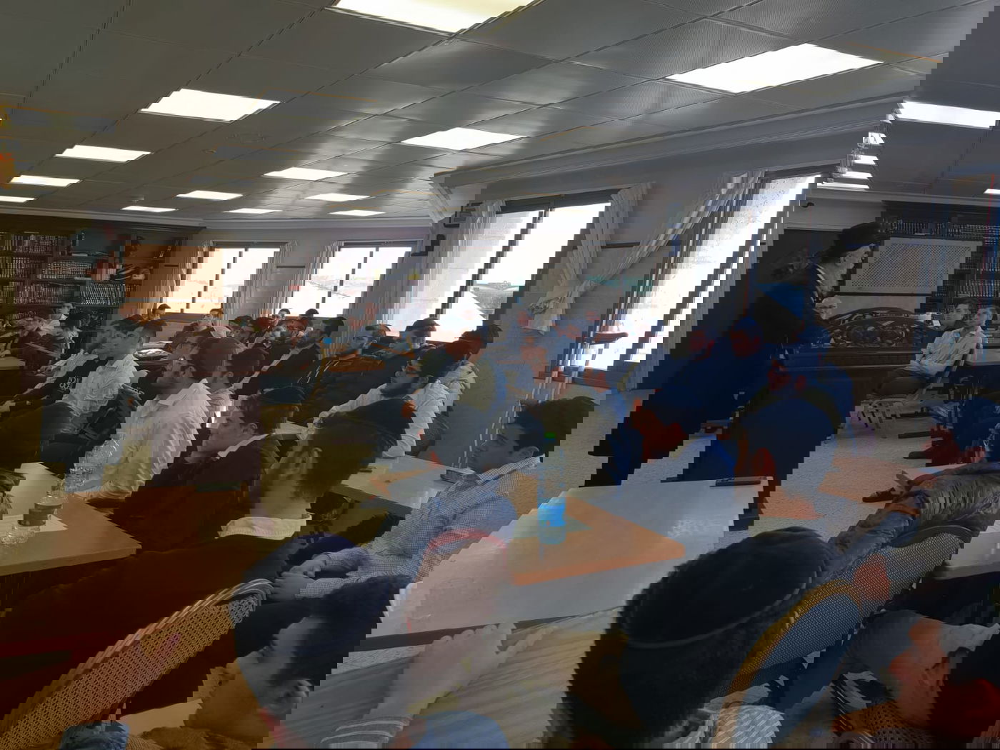 חבר ה'מועצת' הדליק נר ומסר שיעור לזכר זקן הראשונים לציון זצ"ל