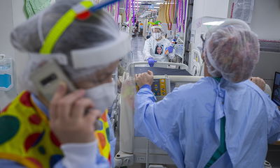 פורים, במחלקת קורונה בשערי צדק