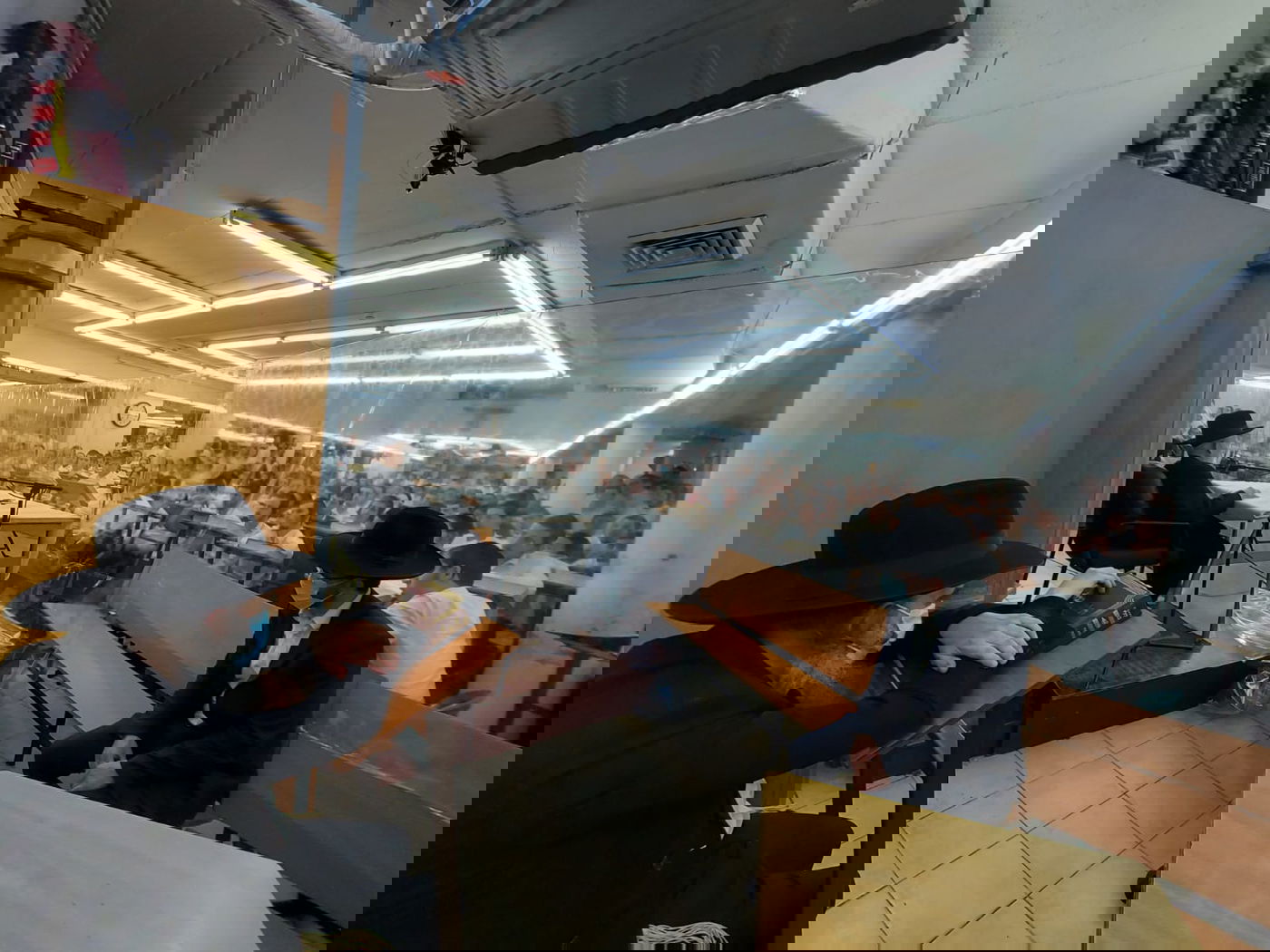 לאחר התקיפה: ראש הישיבה מסר שיעור • תיעוד