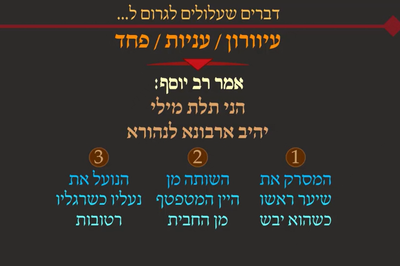 מסכת פסחים, דף קי"א • סיכום והמחשה של הדף היומי