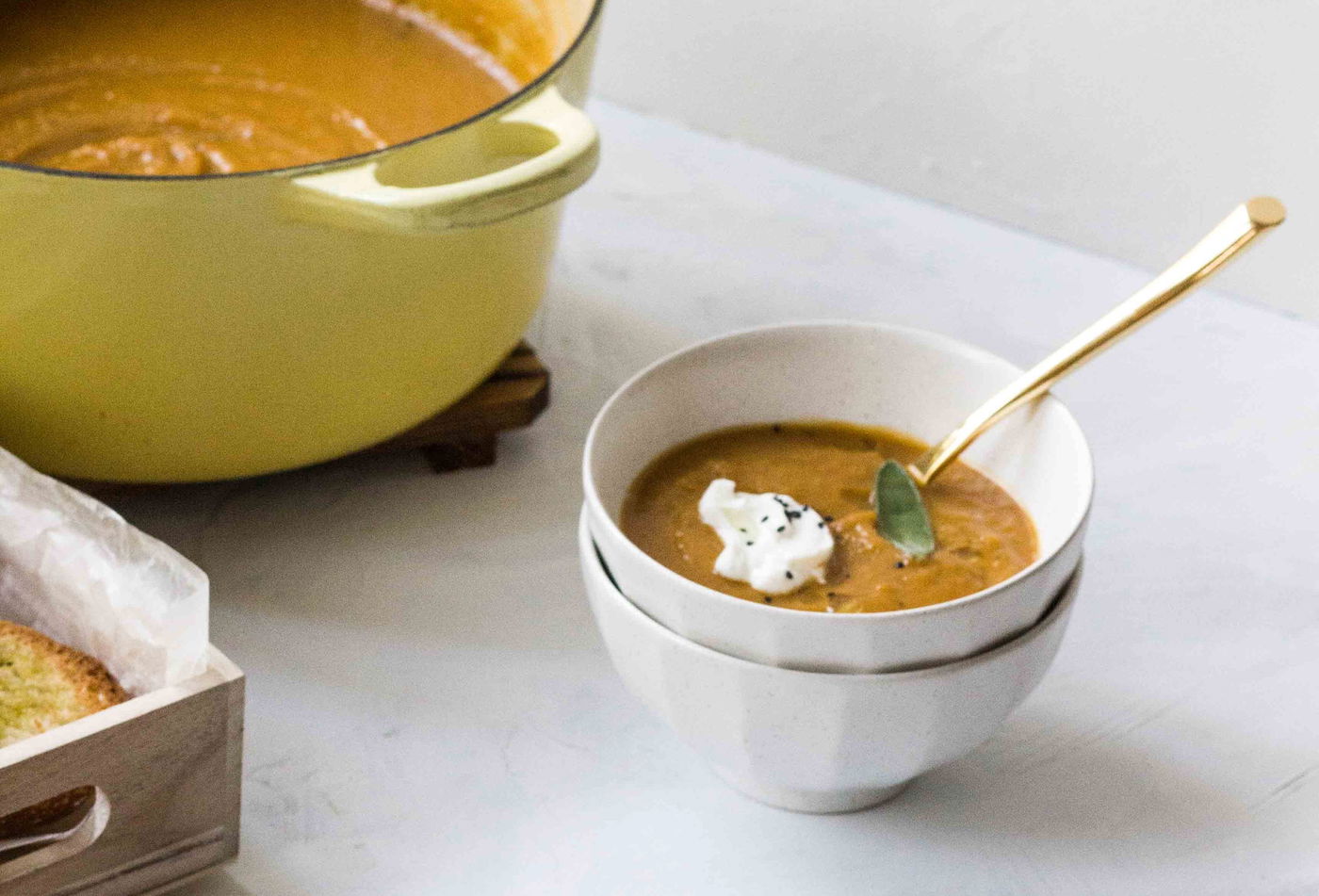 מרק עדשים עם בטטות