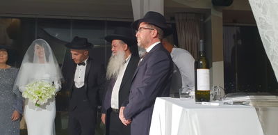 נתן ולירון גושן בחתונתם