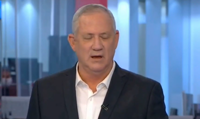 "עם נטייה לזחול מטה"; בני גנץ חוזר להביך