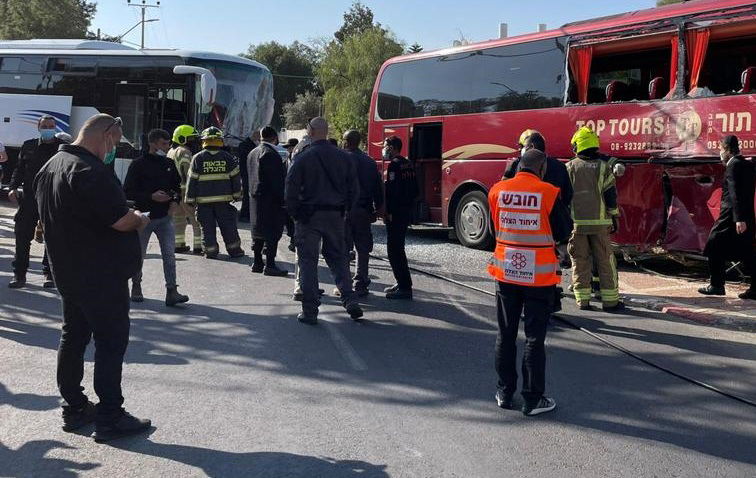 זירת התאונה